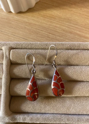 Boucles d’oreilles pendantes -partie en argent, marque: sans marque, état: Neuf sans étiquette, 10,00 €, 11,20 € Protection acheteurs incluse