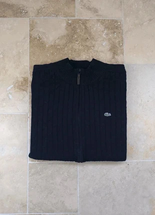 Veste pull Lacoste full zip - Homme XXL - Noire - 50% acrylique 50% laine, marque: Lacoste, état: Très bon état, taille: XXL, 50,00 €, 53,20 € Protection acheteurs (Pro) incluse