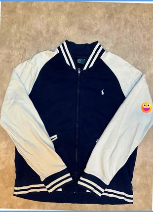 Veste sans capuche / zippé sans capuche / pull avec zip Ralph Lauren bleu marine et blanc taille XL, marque: Ralph Lauren, état: Très bon état, taille: XL, 65,00 €, 68,95 € Protection acheteurs (Pro) incluse