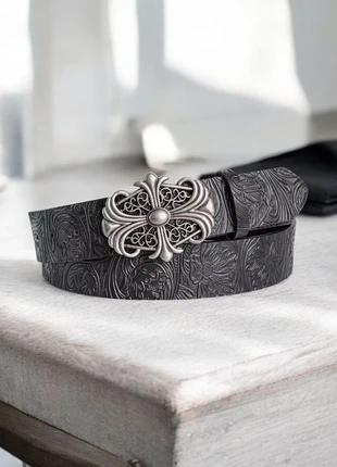 Ceinture rétro, noir, mode Vintage, boucle creuse, Style Rock Y2K, pour hommes et femmes neuve, brand: Vintage Dressing, condition: New with tags, size: 110 cm, €15.99, €17.49 includes Buyer Protection