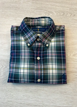 Chemise Ralph Lauren manches longues à carreaux, logo brodé T.S, marque: Ralph Lauren, état: Très bon état, taille: S, 19,00 €, 20,65 € Protection acheteurs incluse