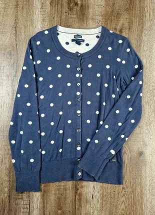 Cardigan à pois bleu marine Tommy Hilfiger Pima cotton boutons taille S, marque: Tommy Hilfiger, état: Très bon état, taille: S / 36 / 8, 10,00 €, 11,20 € Protection acheteurs (Pro) incluse