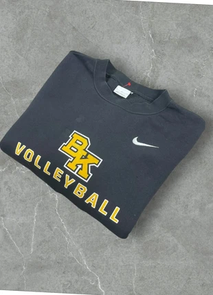 Pull crop top Nike oversize noir logo swoosh brodé blanc - M femme, marca: Nike, estado: Muito bom, tamanho: M / 38 / 10, €15.00, €16.45 inclui Proteção do Comprador Pro