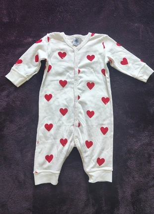 Pyjama dors-bien grenouillère blanc coeur rouge Petit Bateau 6 mois, marque: Petit Bateau, état: Très bon état, taille: 6-9 mois / 68 cm, 14,00 €, 15,40 € Protection acheteurs incluse