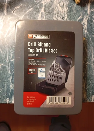 Parkside Drill bit & Tap Drill Set, brand: Parkside, condition: New with tags, €10.00, €11.20 includes Buyer Protection