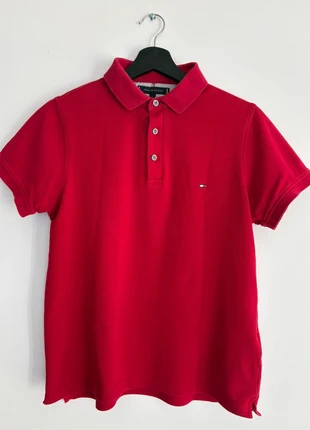 Polo manche courte | Tommy Hilfiger | Taille S | Rouge, brand: Tommy Hilfiger, condition: Very good, size: S, €11.00, €12.25 includes Buyer Protection