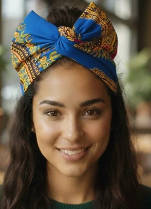 headband foulard tête maré-tèt rigide coton wax, marque: Coton, état: Très bon état, taille: Taille unique, 20,00 €, 21,70 € Protection acheteurs (Pro) incluse