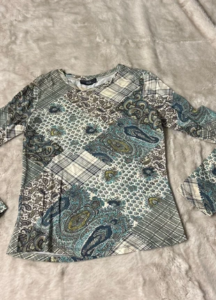 Blouse Y2K – Motifs – Taille M – Polyester – Super état – Vintage, marque: Tendance, état: Neuf sans étiquette, taille: M / 38 / 10, 5,00 €, 5,95 € Protection acheteurs incluse