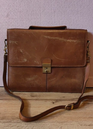 Leren leraren tas, staat: Goed, € 10,00, € 11,20 inclusief Kopersbescherming