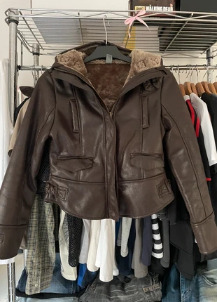 lather jacket, marque: Vintage Dressing, état: Très bon état, taille: XS / 34 / 6, 20,00 €, 21,70 € Protection acheteurs incluse