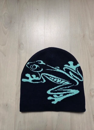 Bonnet bleu marine motif grenouille y2k bonnet y2k, marque: pas de marque, état: Neuf sans étiquette, taille: Taille unique, 10,00 €, 11,20 € Protection acheteurs incluse