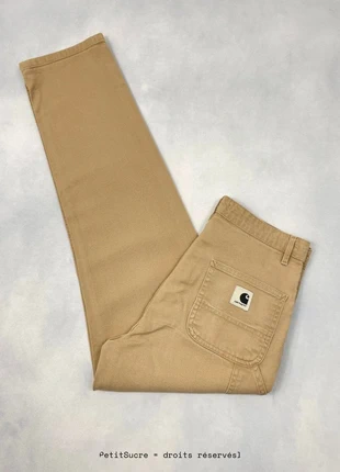 Jean Carhartt wip Beige W’ Pierce Pant 100% coton Jean Droit Knee - Taille S w26 #1579, marca: Carhartt, estado: Muito bom, tamanho: S / 36 / 8, €49.00, €52.15 inclui Proteção do Comprador Pro