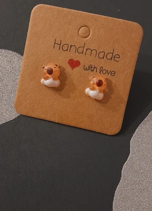 Capybara stud earrings, brand new, brand: capybara, condition: New with tags, £1.00, £1.75 includes Buyer Protection