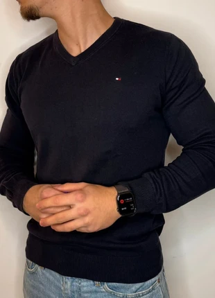 Pull col V Tommy Hilfiger homme très bon état marine taille M coton #26, marque: Tommy Hilfiger, état: Très bon état, taille: M, 35,00 €, 37,45 € Protection acheteurs incluse