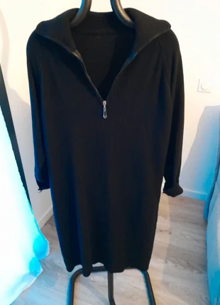 Robe semi longue, taille xl, couleur noire., marque: Made In Italy, état: Neuf sans étiquette, taille: XL / 42 / 14, 11,10 €, 12,36 € Protection acheteurs incluse