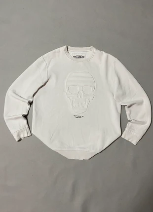 Vintage Pull&Bear Crewneck Sweatshirt with Skull Print - Classic Design - Men's L, marque: Pull & Bear, état: Très bon état, taille: L, 5,65 €, 6,63 € Protection acheteurs incluse