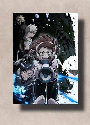 My hero academia poster A3, marque: My Hero Academia, état: Neuf sans étiquette, 10,00 €, 11,20 € Protection acheteurs incluse