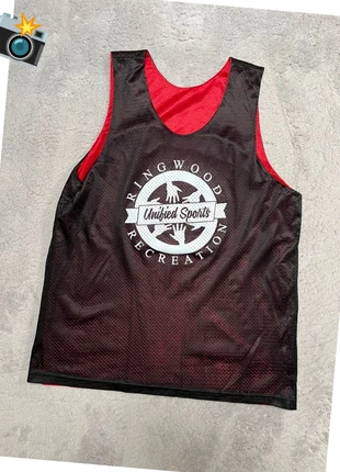 Jersey Basketball Usa Vintage Réversible Noir/Rouge - Ringwood Recréation Unified Sports - Taille L, marque: Vintage Dressing, état: Très bon état, taille: L, 7,80 €, 8,89 € Protection acheteurs (Pro) incluse