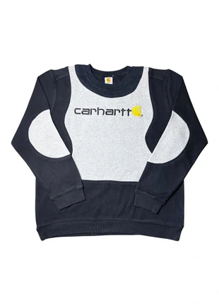 Sweat Crewneck Carhartt Rework - Vintage Y2K - Blanc et Noir - Taille XL - Logo Brodé, marca: Carhartt, estado: Muy bueno, tamaño: XL, 34,99 €, 37,44 € Protección al comprador incluida
