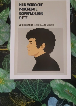 Elegantissimo Poster A5 - Lucio Battisti Il mio canto libero- Citazione musicale, brand: Studio, condizioni: Nuovo senza cartellino, €6.75, €7.79 include la Protezione acquisti