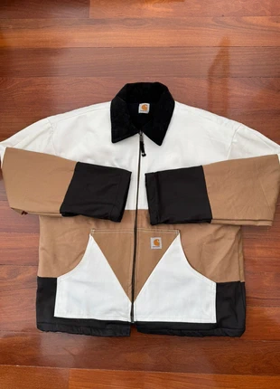 Carhartt Rework Harrington Coat Size L Brown Black and White, marca: Carhartt, estado: Muy bueno, tamaño: L, 62,99 €, 66,84 € Protección al comprador incluida