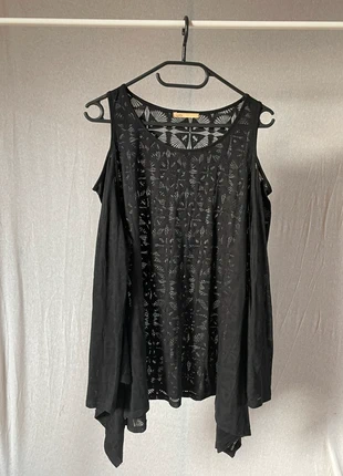 Top épaules dénudées transparent, merk: Les Petites Bombes, staat: Nieuw zonder prijskaartje, maat: L / 40 / 12, € 7,50, € 8,58 inclusief Kopersbescherming