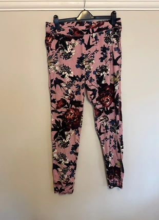 Size L Tall Pink Next Floral Elastic Waist Ankle Stretch Ladies Pyjama Bottoms, brand: Next, condition: Very good, size: L / UK 16-18, £5.00, £5.95 includes Buyer Protection