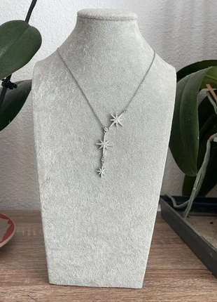 Collier tendance argenté en acier inoxydable avec strass, marca: Tendance, estado: Muito bom, €9.00, €10.15 inclui Proteção do Comprador Pro