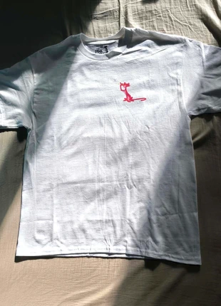 T-shirt Panthère Rose Double visuel avant/arrière Taille M Blanc, brand: pink panther, condition: New without tags, size: M, €15.99, €17.49 includes Buyer Protection