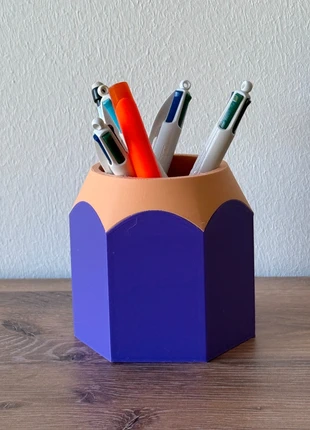 Pot à crayons en forme de crayon de couleur violet, marca: Versa Prints, estado: Nuevo con etiquetas, 8,50 €, 9,63 € Protección al comprador Pro incluida