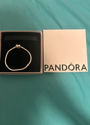 Pandora Moments Silver Bracelet with Heart Clasp, brand: Pandora, condition: New with tags, £40.00, £42.70 includes Buyer Protection