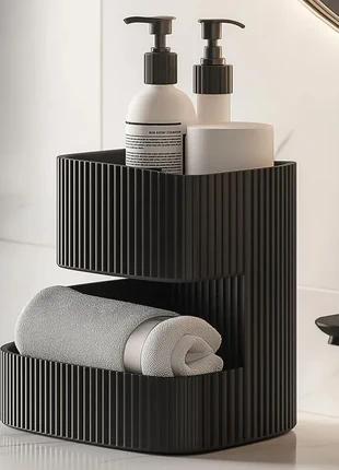 Organisateur salle de bain design – Rangement moderne – Noir, marca: ESPACE, estado: Novo sem etiquetas, €25.00, €26.95 inclui Proteção do Comprador