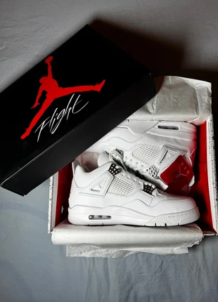 Nike J4 Jordan 4 Retro White Puremoney, brand: Nike, condition: New with tags, size: 43, €180.00, €189.70 includes Buyer Protection