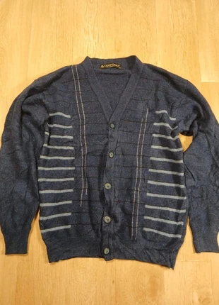 Cardigan grandpa vintage 80s/90s rayé bleu marine laine Femme Taille M retro oversize, marke: Vintage Dressing, zustand: Sehr gut, größe: M / 38 / 10, 45,00 €, 47,95 € inklusive Vinted-Käuferschutz