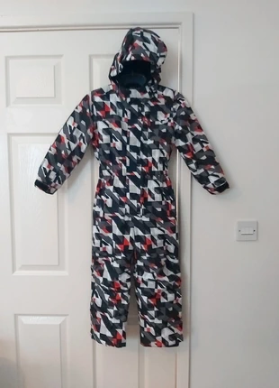 Mountain Warehouse Kids Snowsuit – Boys 5-6 Years Geometry print Ski suit, brand: Mountain Warehouse, condition: Very good, size: 5 years / 110 cm, £22.99, £25.13 includes Buyer Protection