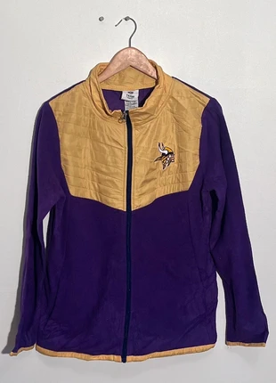 Polaire zippée NFL violet et jaune - 14/16 ans enfants, marque: NFL, état: Très bon état, taille: 14 ans / 164 cm, 10,00 €, 11,20 € Protection acheteurs incluse