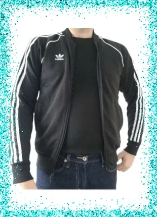 Haut de Survêtement Adidas Primeblue Noir avec Bandes Blanches Logo Brodé Taille M, brand: adidas, condition: Very good, size: M, €28.00, €30.10 includes Buyer Protection