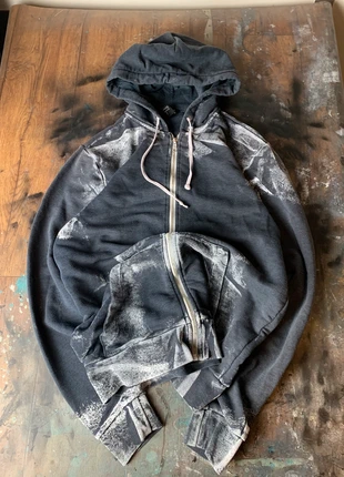 Gilet Zip Up Opium Y2K style avant-garde Grey/white, marque: Opium, état: Bon état, taille: M, 25,00 €, 26,95 € Protection acheteurs incluse