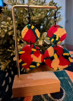 Boucles colorées artisanales, brand: Fait Main, condition: New without tags, €5.00, €5.95 includes Buyer Protection