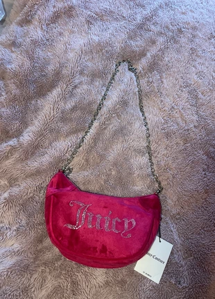 Women’s Hot Pink Juicy Kimberly Diamanté Velvet Shoulder Bag, brand: Juicy Couture, condition: New with tags, £25.00, £26.95 includes Buyer Protection