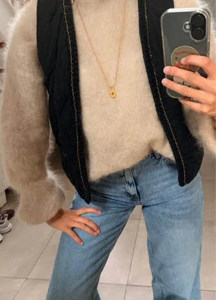 Veste sans manche noir et doré, marque: Intuition, état: Très bon état, taille: S / 36 / 8, 18,00 €, 19,60 € Protection acheteurs incluse