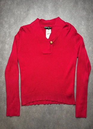 Pull ralph lauren femme rouge avec col boutonné rayure, marke: Ralph Lauren, zustand: Sehr gut, größe: L / 40 / 12, 20,00 €, 21,70 € beinhaltet Vinted-Käuferschutz Pro