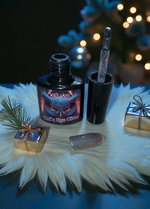 💖 Vernis Semi-Permanent "Cat's Eye Glue" (Teinte Rose/Argent Irisé), condition: New with tags, €5.90, €6.90 includes Buyer Protection