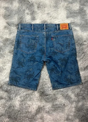 Short en Jean Levi's 502 Bleu Motifs Palmiers W40 SH132, brand: Levi's, condizioni: Ottime, taglia: IT 50 | W40, €17.00, €18.55 include la Protezione acquisti Pro