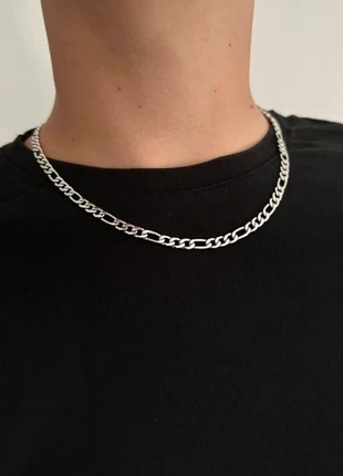 Chaine homme acier inoxydable, Chaîne figaro argentée acier inoxydable, marca: sans marque, estado: Muy bueno, 13,00 €, 14,35 € Protección al comprador Pro incluida