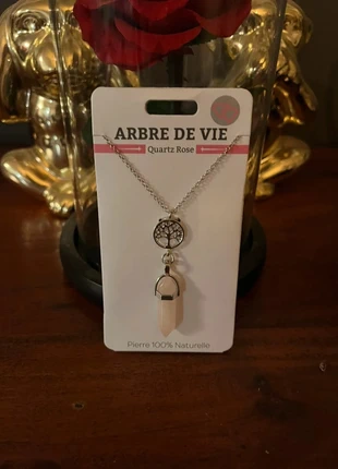 Collier Arbre de vie Pierre naturelle, brand: Quartz, condizioni: Nuovo con cartellino, €10.99, €12.24 include la Protezione acquisti