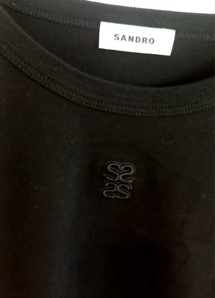 Sandro, Top Cropped, Black, M, marque: Sandro, état: Neuf sans étiquette, taille: M / 38 / 10, 29,00 €, 31,15 € Protection acheteurs incluse