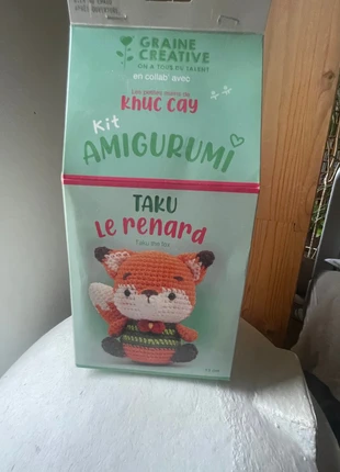 Kit amigurumi Taku le renard, Graine créative, brand: Graine Créative, condizioni: Nuovo senza cartellino, €8.00, €9.10 include la Protezione acquisti