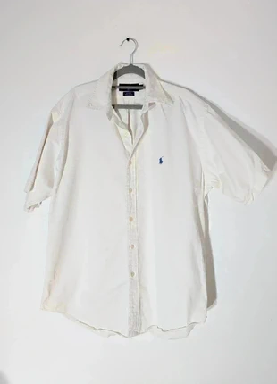 Chemise Ralph Lauren Blake homme blanche 100% coton taille M, brand: Ralph Lauren, condition: Very good, size: M, €32.00, €34.30 includes Buyer Protection