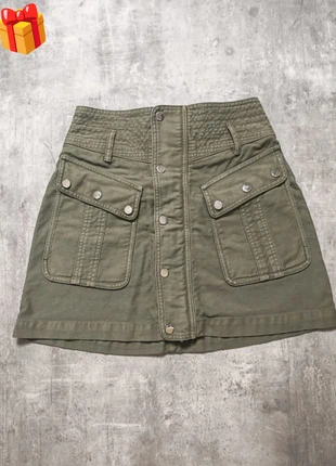 MJ16/ Jupe kaki The Kooples Jeans taille 3 style militaire utilitaire chic, marque: The Kooples, état: Très bon état, taille: S / 36 / 8, 39,90 €, 42,60 € Protection acheteurs incluse